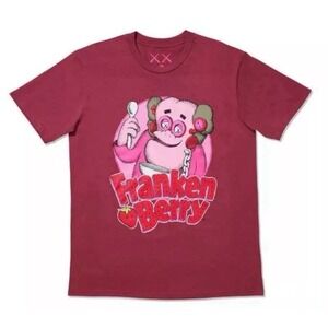 Size‎ XL-KAWS x Monsters General Mills Franken Berry T-Shirt Brand New Berry